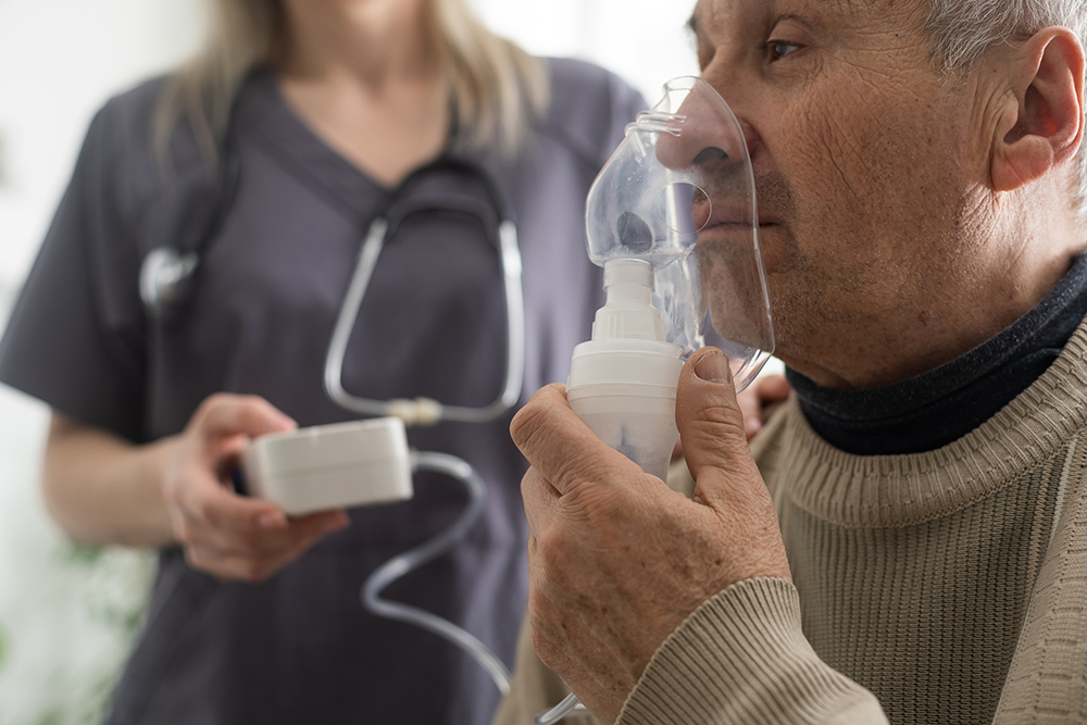 New York man struggling with COPD