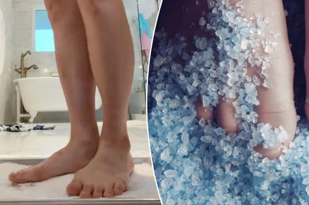 New York Post story on the viral salt hack for calm, sleep and skin